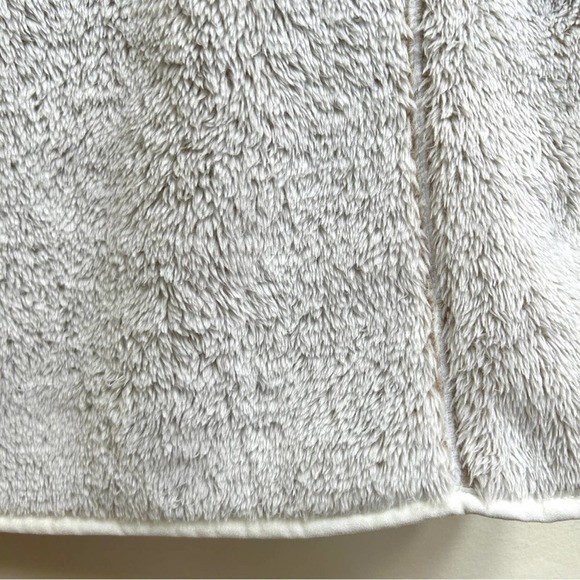 St John's Bay Active Short Pile Faux Fur Fleece Moto Pullover Sweater, Size M - Picture 11 of 15